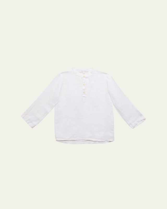 Boy's Cotton Long Sleeve T-Shirt, Size 12M-12